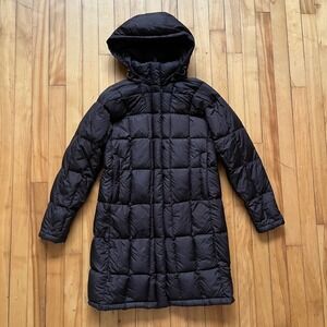 The North Face Womens Down Puffer Coat 600 Fill Parka Jacket Brown Size Small